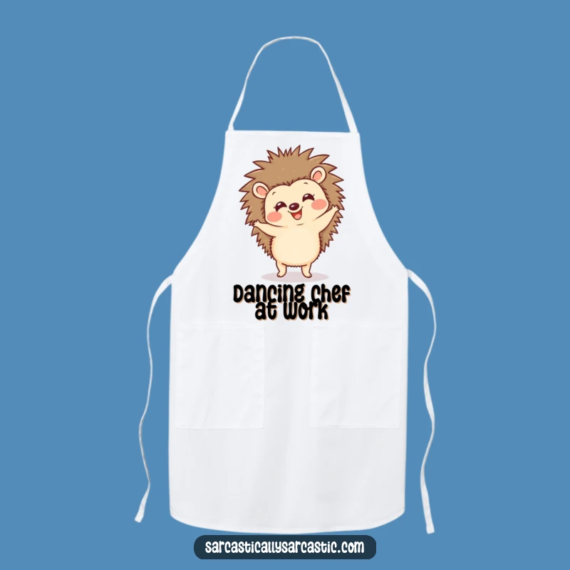 Funny Hedgehog Dancing Apron: Cook and Dance with Joy!