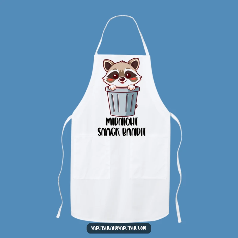 Funny Raccoon Apron: Cheerful Chef, Perfect Kitchen Gift!
