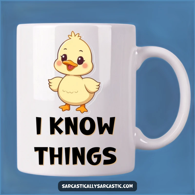 Funny Duckling Mug: Adorable Quacking Character, The Perfect Funny Gift Idea