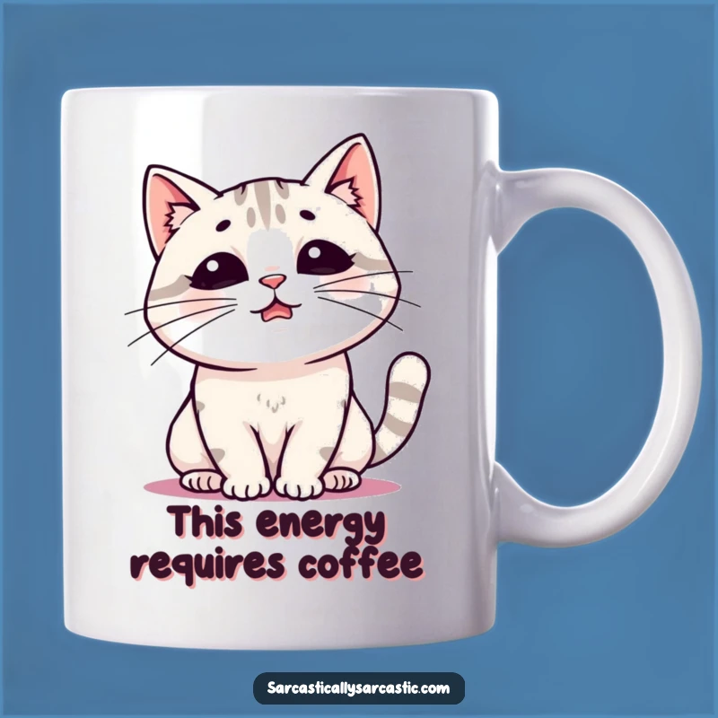 Funny Kawaii Cat Sigh Mug: The Perfect Funny Gift for Cat Lovers
