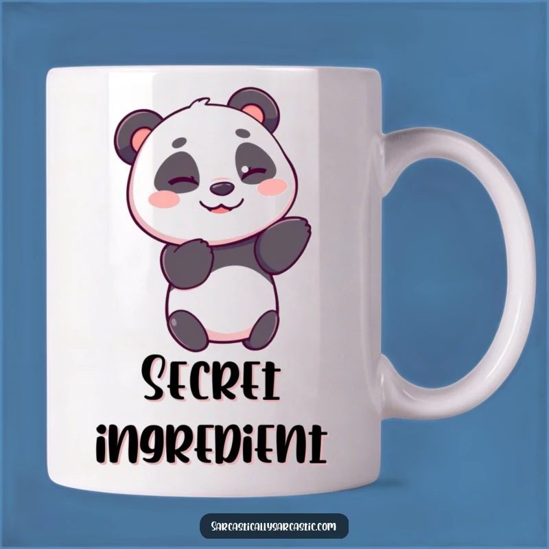 Funny Panda Mug: Winking Bear Design, The Purr-fect Funny Gift