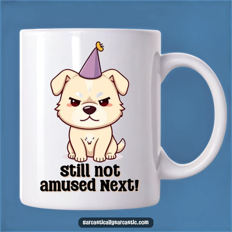 Funny Sarcastic Dog Party Hat Mug: The Perfect Hilarious Gift for Dog Lovers