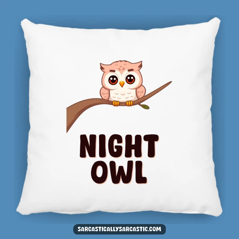 Funny Owl Pillow: Soft Peeker Cushion, A Cozy Funny Gift
