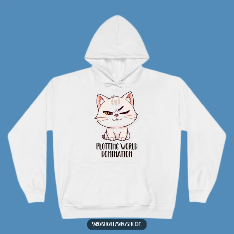 Funny Cat Smirk Hoodie: Cozy Up in Feline Confidence and Style
