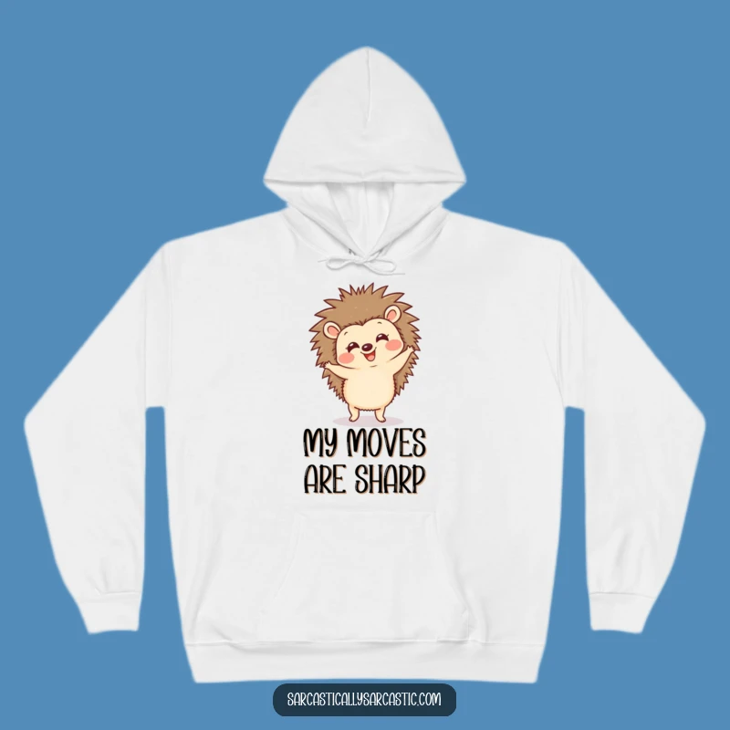 Funny Hedgehog Dancing Hoodie: Cozy Up with Cute Moves!