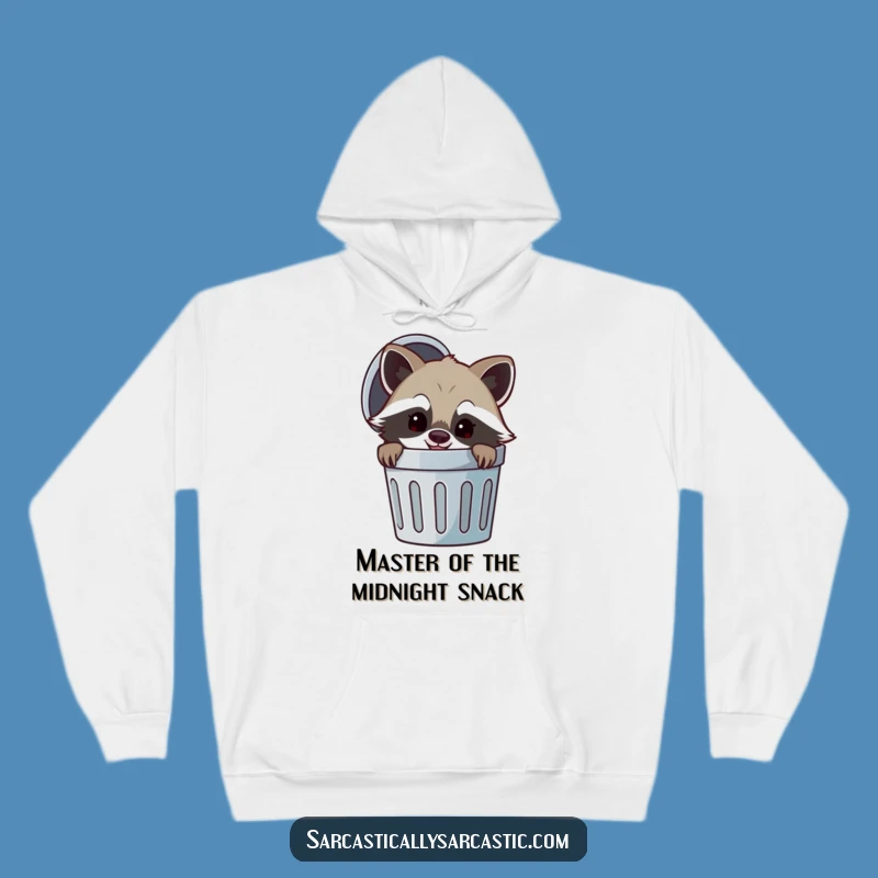 Funny Raccoon Trash Hoodie: Cozy Up with Cunning - Your Ideal Funny Warm Gift