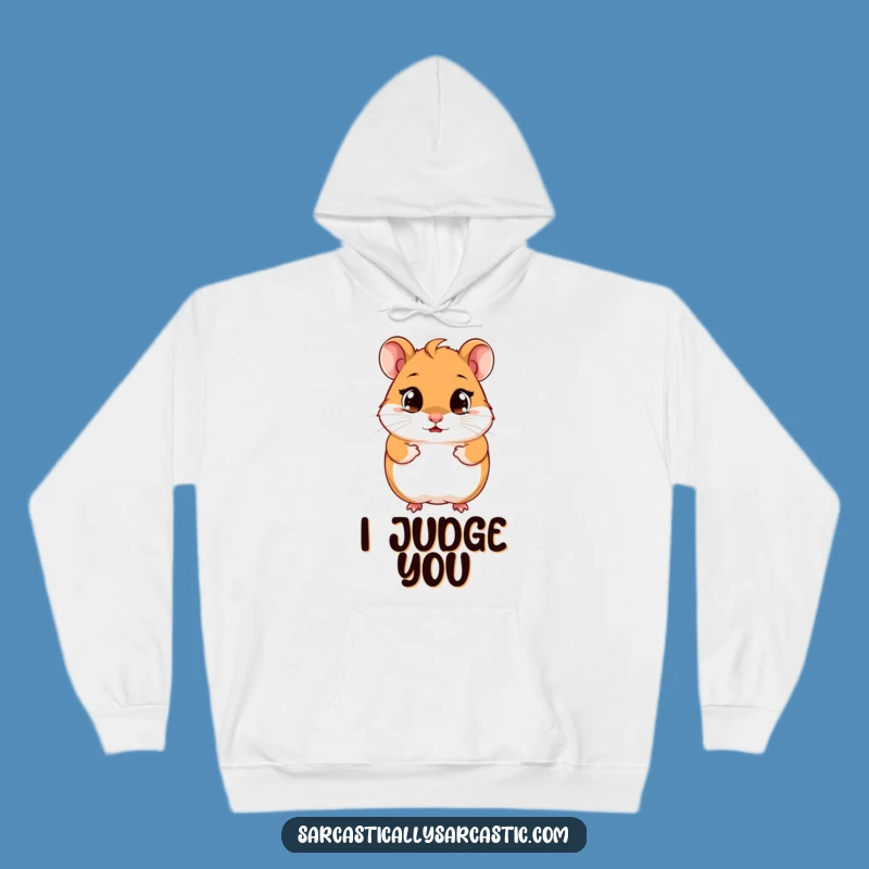 Funny Hamster Hoodie: Cozy Smirking Rodent, Ultimate Comfort Gift!