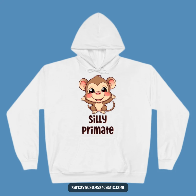 Funny Monkey Hoodie: Cozy Primate Fun, Your New Go-To Funny Gift