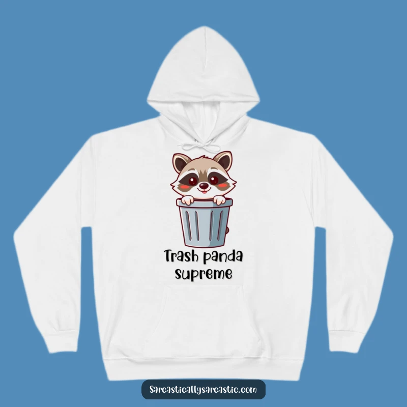 Funny Raccoon Hoodie: Cozy Trash Bandit, Ultimate Comfort Gift!