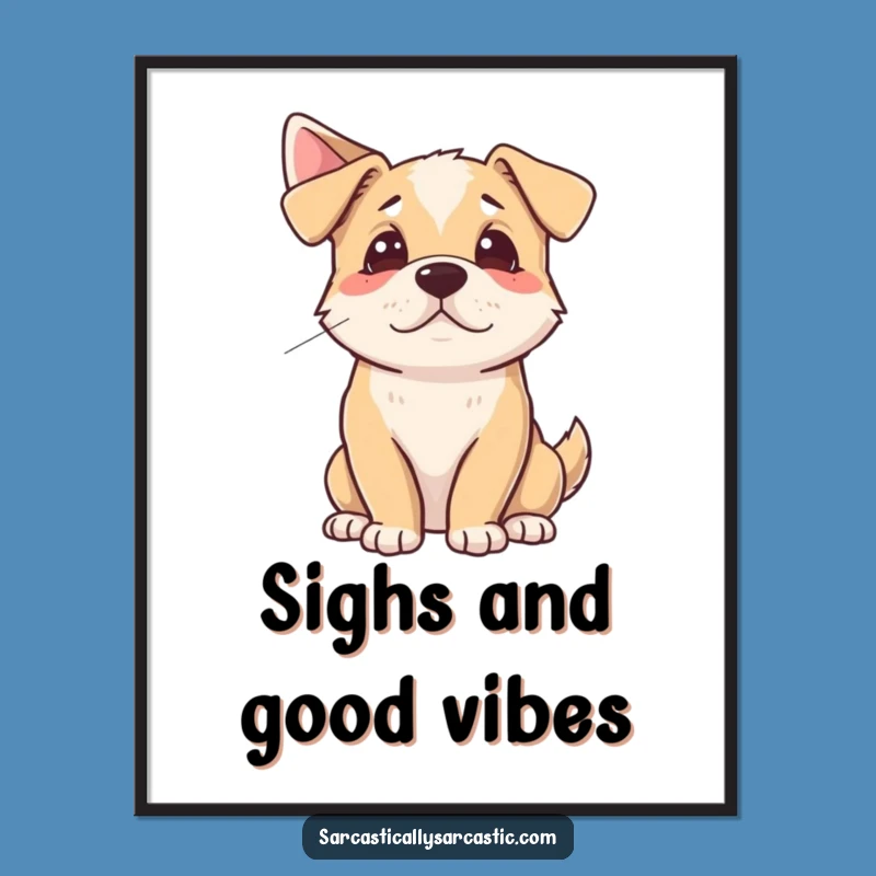 Free Printable Funny Wall Art: Dramatic Dog Art, Quirky Downloadable Decor