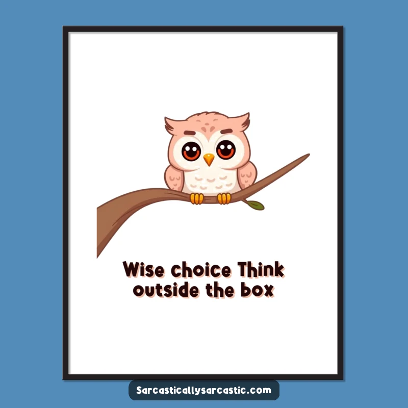 Free Printable Owl Wall Art - Curious Peeker Downloadable Decor