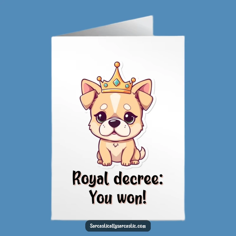 Majestic Free Printable Congrats Card: Unimpressed Dog for a Funny Gift