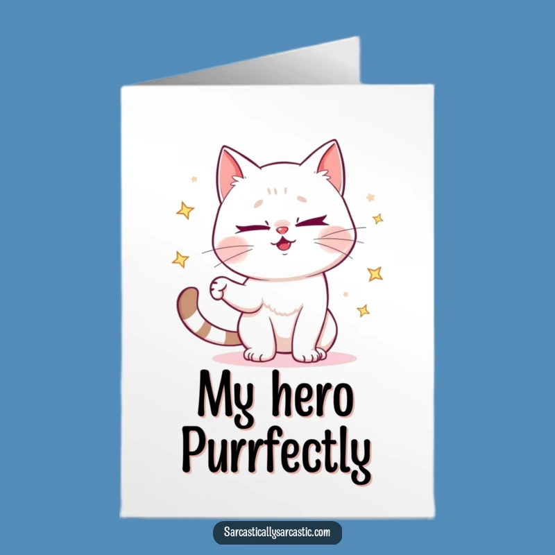 Free Printable Thank You Card: Juggling Cat, Shimmering Downloadable Gratitude