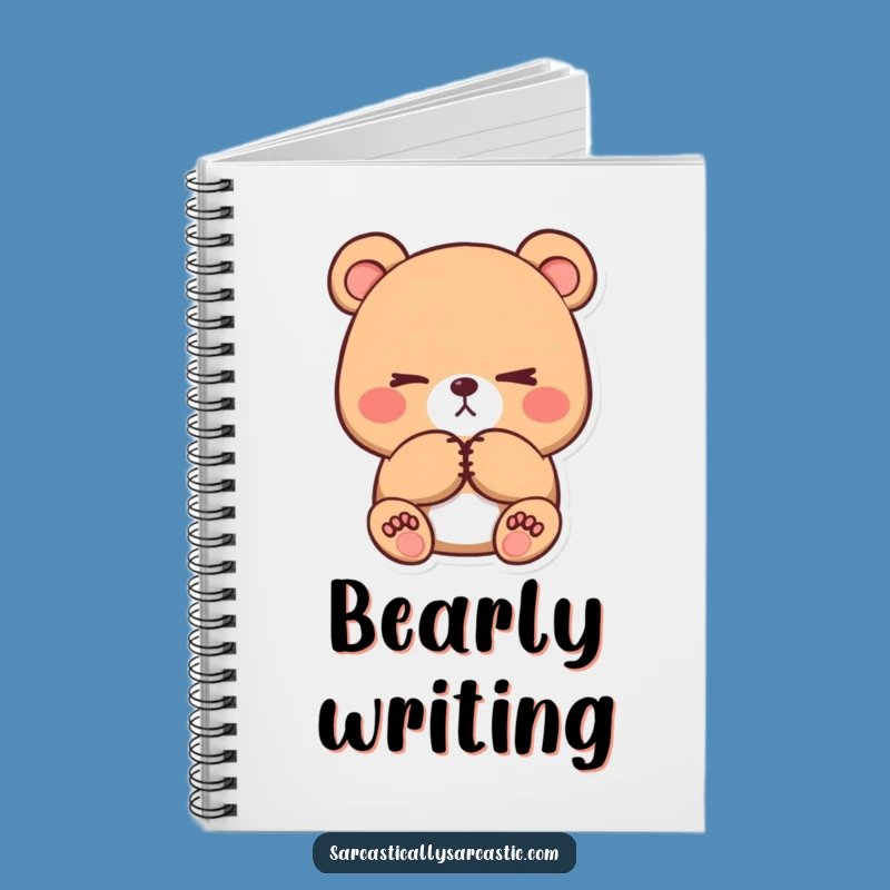 Funny Bear Notebook: Jot Down Sass with a Subtle Eye-Roll