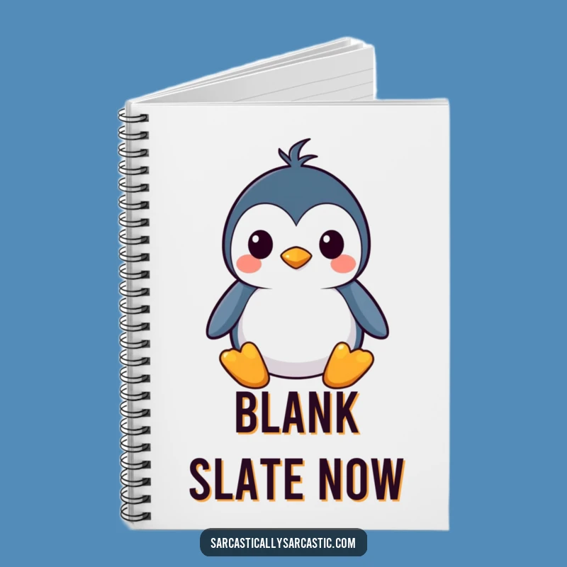 Funny Kawaii Penguin Notebook: Jot Down Notes with Straight Face, Perfect Funny Gift