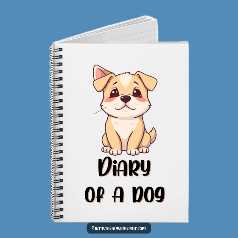 Funny Dog Sigh Notebook: Journal Your Dramatic Thoughts