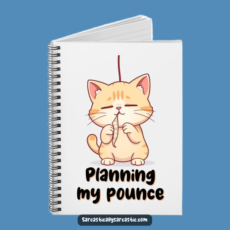 Funny Cat Notebook: Jot Down Ideas with Playful Batting, Perfect Funny Gift