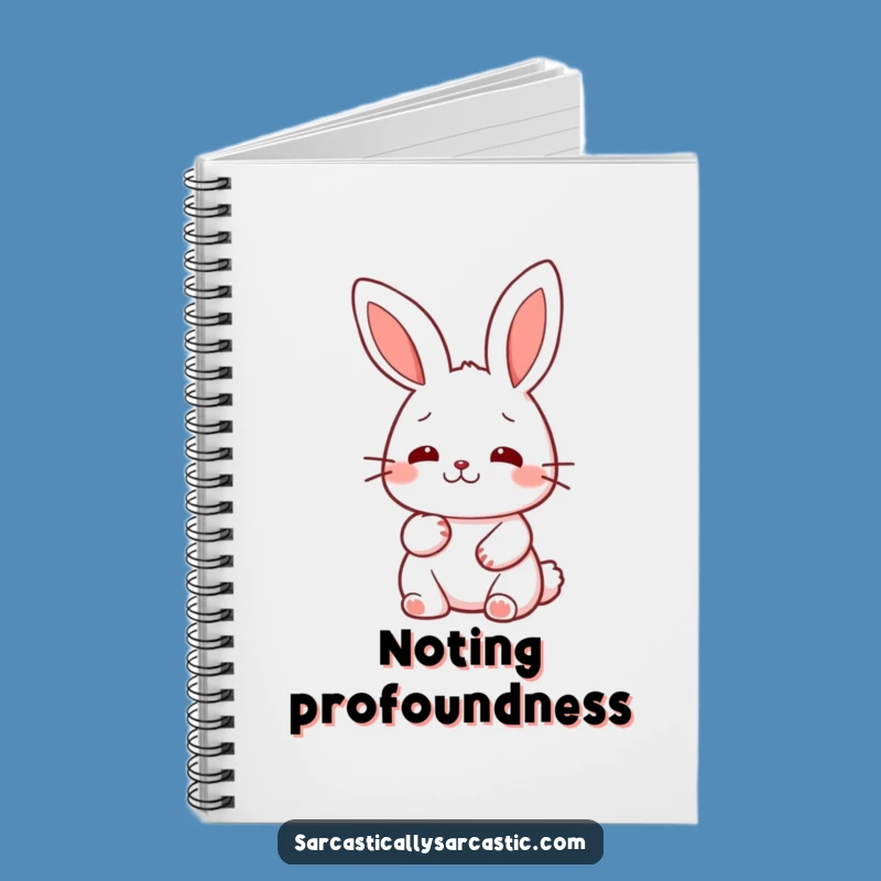 Funny Kawaii Rabbit Nod Notebook: Thoughtful Notes, Perfect Gift