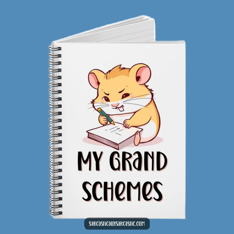 Funny Scribbling Hamster Notebook: Record Your Genius Ideas with Flair!
