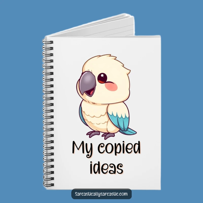 Funny Parrot Smirk Notebook: Jot Down Your Cheeky Ideas!