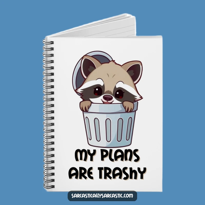 Funny Raccoon Trash Notebook: Jot Down Treasures - A Cheeky Funny Journal Gift