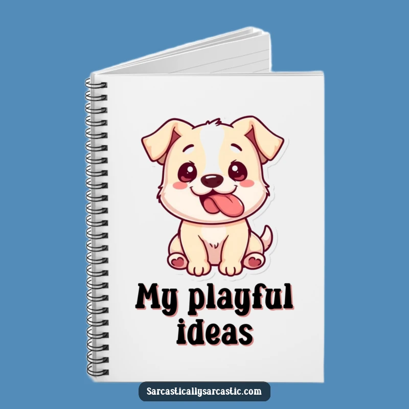 Funny Dog Tongue Out Notebook: Playful Pup's Silly Journal