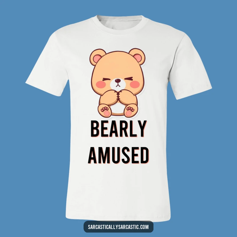 Funny Bear T-Shirt: Master the Eye-Roll with Cute Sass