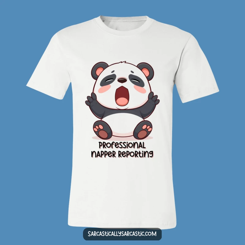 Funny Panda Yawning T-Shirt: Wear Your Boredom with This Hilarious Shirt