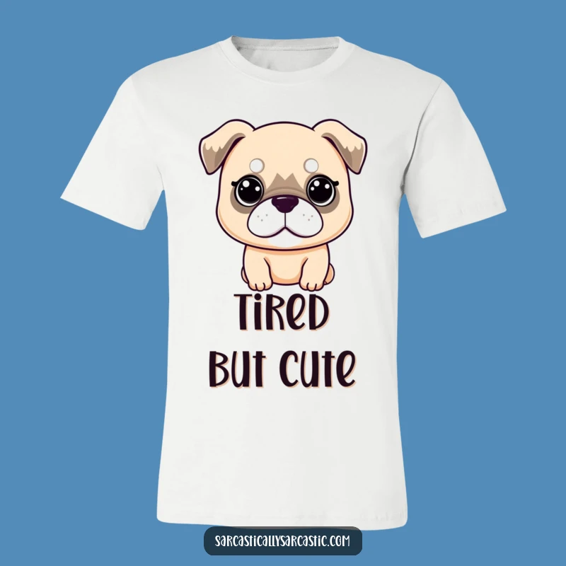 Funny Shirt Deadpan Dog: Kawaii Canine Unamused Look, Ideal Funny Birthday Gift!