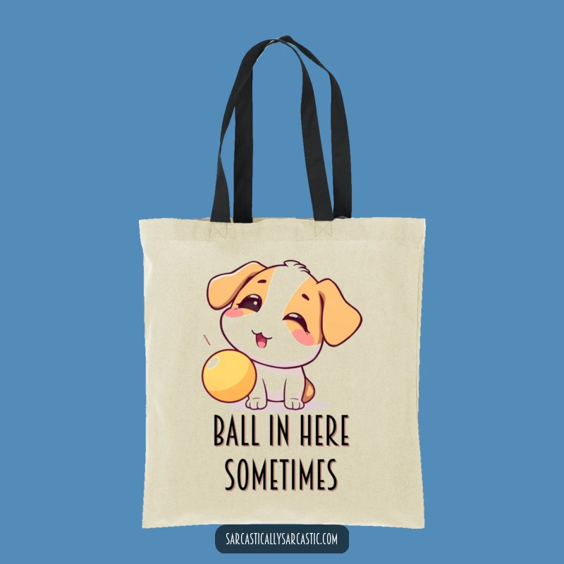 Funny Dog Eye Roll Tote Bag - Playful Pup Carry-All for Dog Owners
